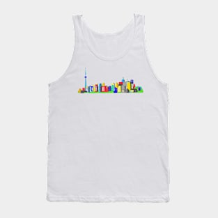 Toronto skyline Tank Top